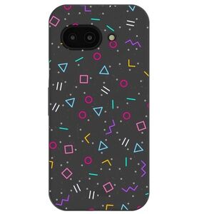 EUC Pela Google Pixel 9a Phone Case ("Black Neon Nostalgia", Eco-Friendly)